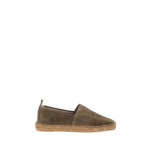 Castañer Gröna Espadrillas Raffia Platta Skor Green, Herr