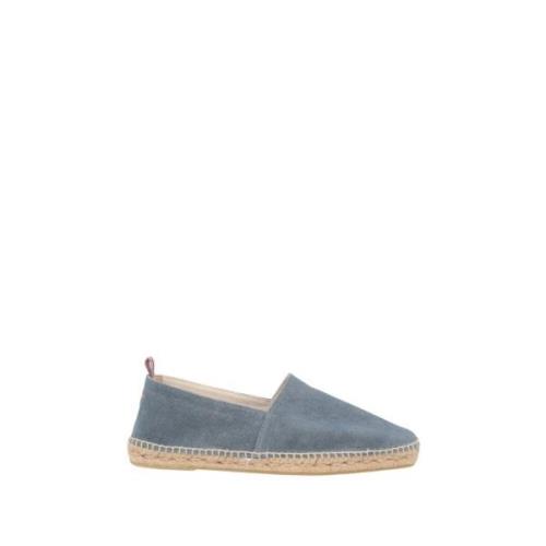 Castañer Blå Espadrillos Raffia Denim Platta Skor Blue, Herr