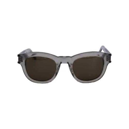 Yves Saint Laurent Vintage Pre-owned Acetat solglasgon Gray, Dam