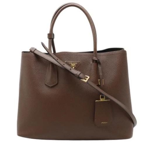 Prada Vintage Pre-owned Laeder totevskor Brown, Dam