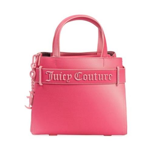 Juicy Couture Elegant Rosa Dubbelhandtag Väska Pink, Dam
