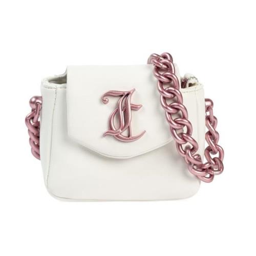 Juicy Couture Eko-Läder Mini Axelväska White, Dam