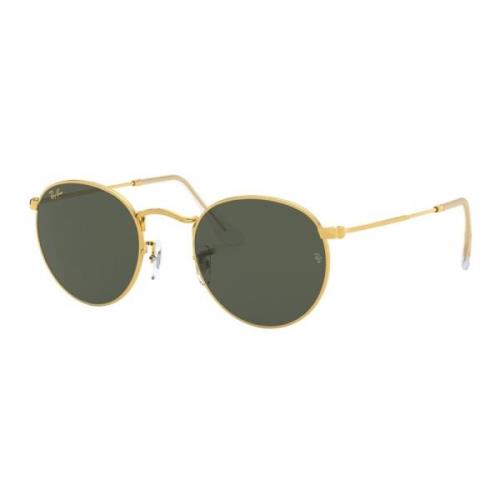 Ray-Ban Guld Round Metal Legend Solglasögon Yellow, Herr