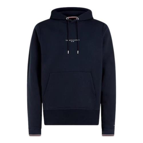 Tommy Hilfiger Huvtröja med känguruficka Blue, Herr