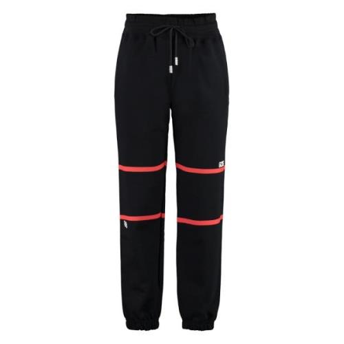 Gcds Sweatpants med elastisk midja Black, Herr