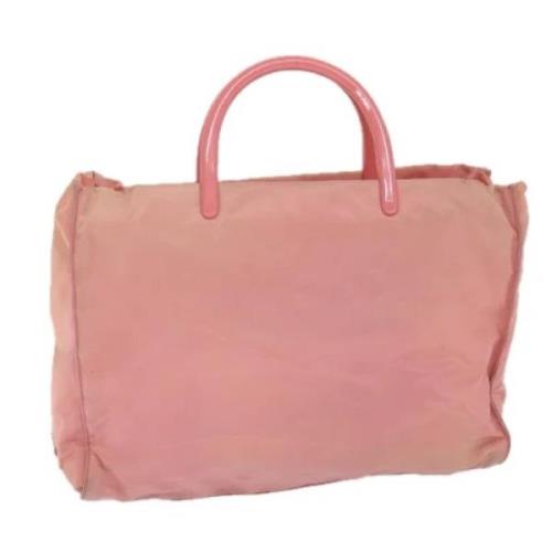 Prada Vintage Pre-owned Nylon prada-vskor Pink, Dam