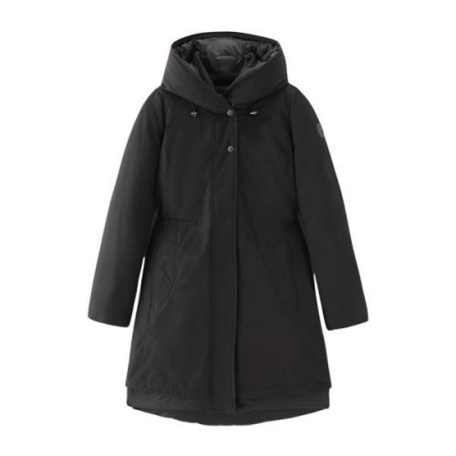 Woolrich Lång Parka Weoka Black, Dam