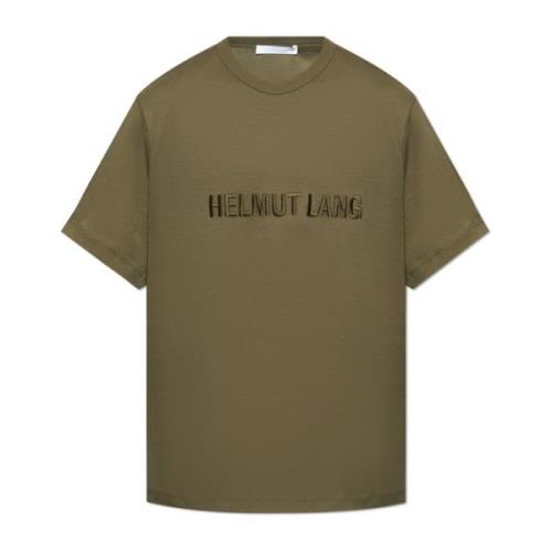 Helmut Lang T-shirt med logotyp Green, Herr