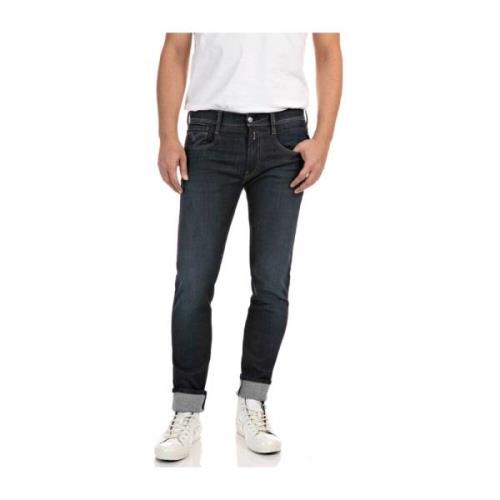 Replay Hyperflex Herr Anbass Jeans Blue, Herr