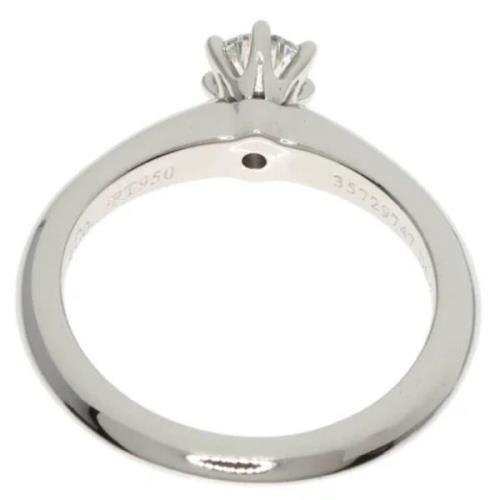 Tiffany & Co. Pre-owned Pre-owned Platina ringar Gray, Dam