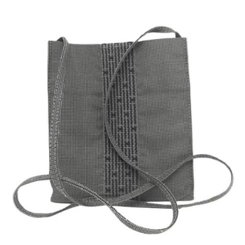 Hermès Vintage Pre-owned Canvas totevskor Gray, Dam