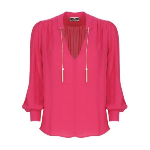 Elisabetta Franchi Blouses Pink, Dam