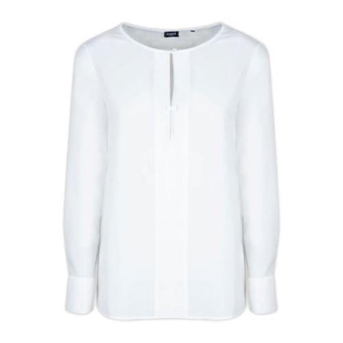 Emme DI Marella Stilig Skjorta med 100% Komposition White, Dam