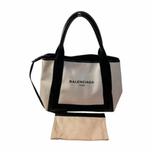 Balenciaga Vintage Pre-owned Canvas totevskor White, Dam