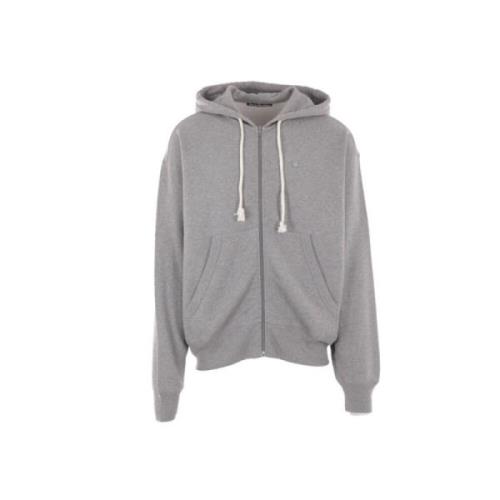 Acne Studios Oversize Face Logo Sweater Gray, Herr