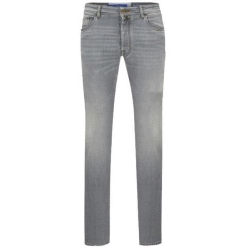 Jacob Cohën Slim Fit Grå Denim Jeans Gray, Herr