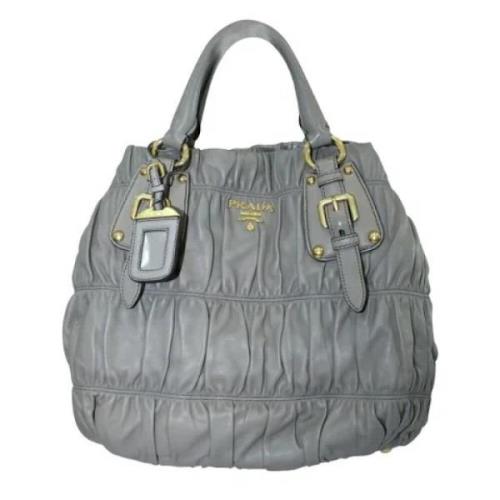 Prada Vintage Pre-owned Laeder prada-vskor Gray, Dam