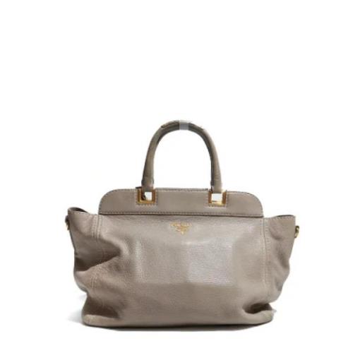 Prada Vintage Pre-owned Laeder prada-vskor Gray, Dam