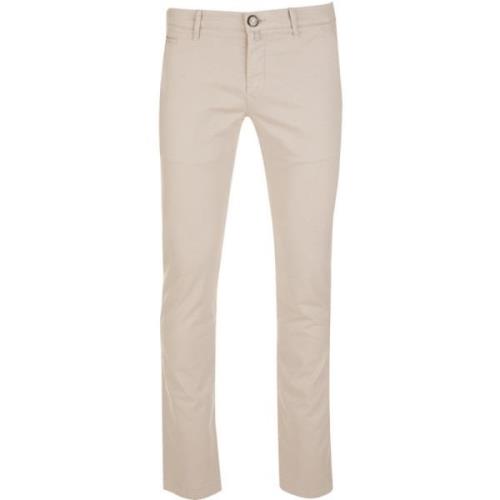 Jacob Cohën Beige Chino Byxor Bobby Modell Beige, Herr