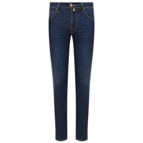 Jacob Cohën Slim Fit Mörkblå Bard Jeans Blue, Herr