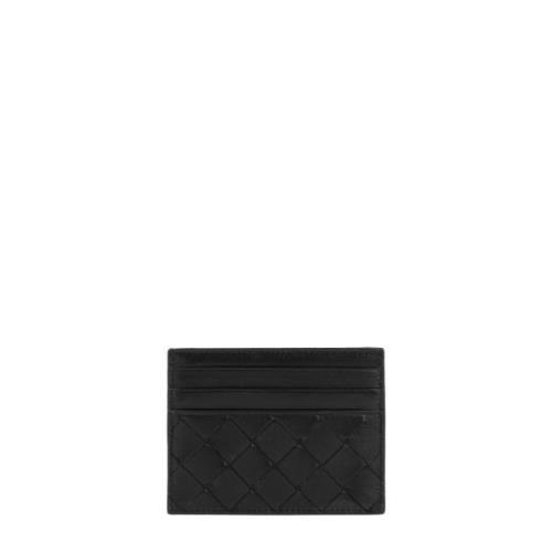 Bottega Veneta Svart Guld Kreditkortsfodral Black, Dam