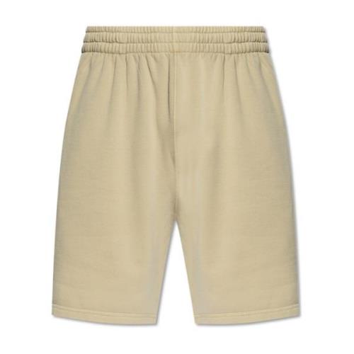 Burberry Shorts med logopatch Beige, Herr