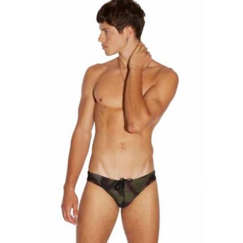 Dsquared2 Camouflage Slip Badkläder Green, Herr