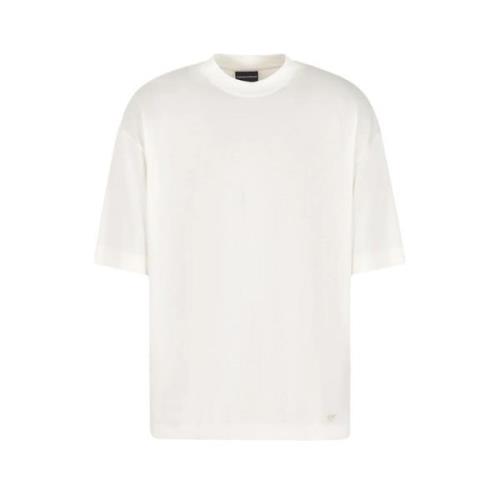 Emporio Armani 3D1Ta1-1Juvz Jersey T-shirt Vanilj White, Herr