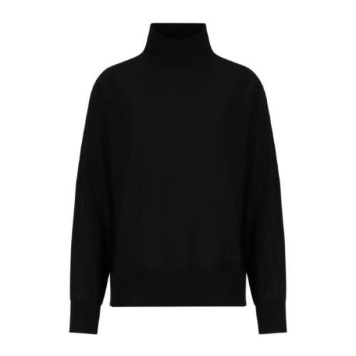 Emporio Armani Puff Sleeve Sweater Black, Dam