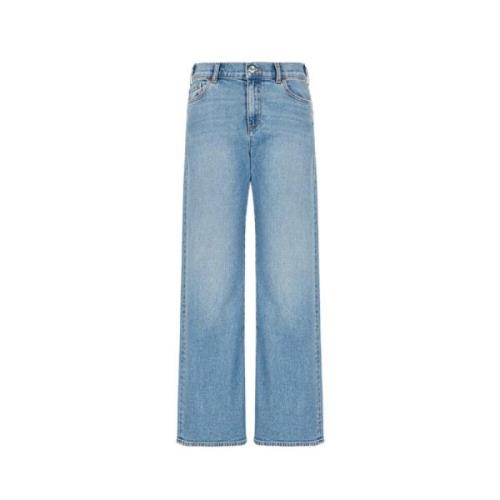 Emporio Armani Straight Jeans Blue, Dam