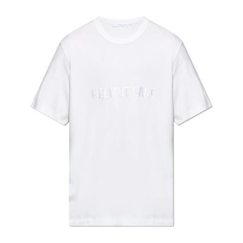 Helmut Lang T-shirt med logotyp White, Herr