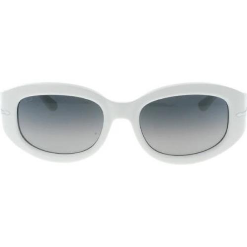 Persol Klassiska Solglasögon Svart Ram White, Dam