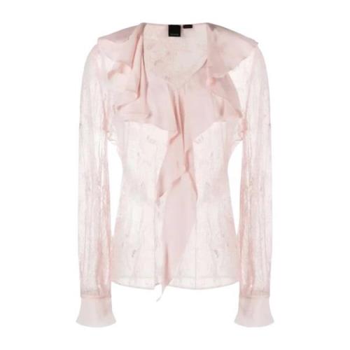 Pinko Long Sleeve Tops Pink, Dam