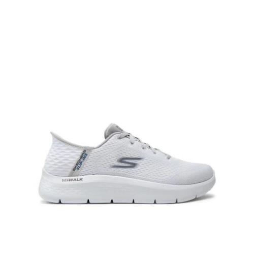 Skechers Flex Sneaker - Vit Grå White, Herr