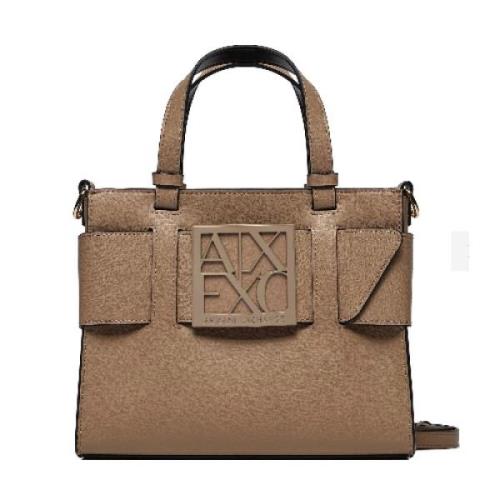 Armani Exchange Taupe Handväska AX 942689Oa874 Beige, Dam