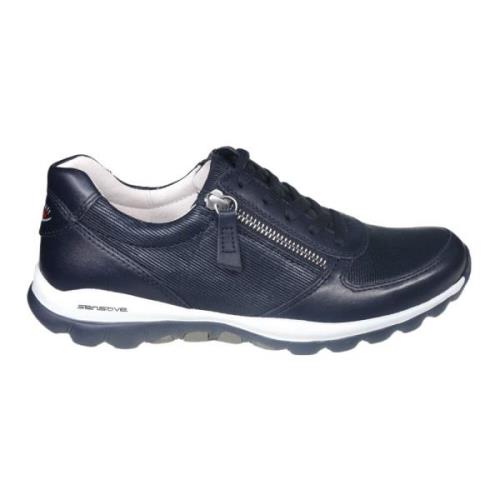 Gabor Blå Walking Sneaker med Rollingsoft Teknologi Blue, Dam