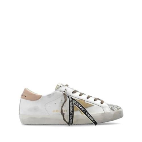 Golden Goose Glitterstjärna Sneakers White, Dam