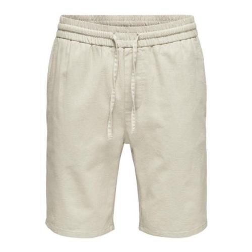 Only & Sons Ultimat Komfort Bermuda Shorts Gray, Herr