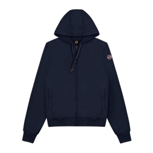 Colmar Herr Zip Hoodie Sweatshirt Blue, Herr