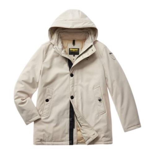 Blauer Herr Parka med Avtagbar Huva Yellow, Herr