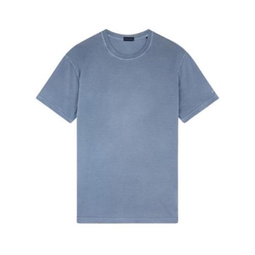 Paul & Shark Bomull Jersey T-shirt Avio Blå Blue, Herr