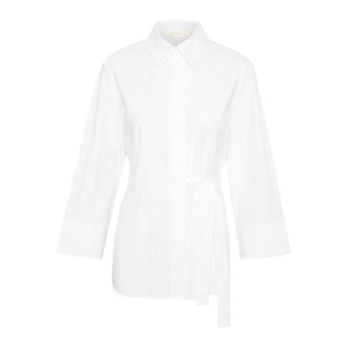 InWear Ren Vit Skjortblus Bianciiw White, Dam