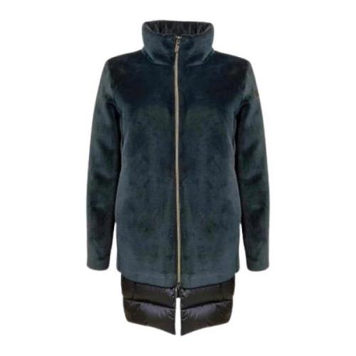 RRD Neo Velvet Down Coat Blue, Dam