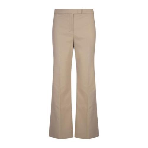 Max Mara Brun Conico Ankel-Längd Flare Byxor Brown, Dam