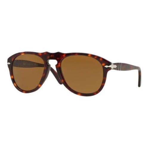 Persol Klassiska solglasögon i Havana/Brun Brown, Unisex