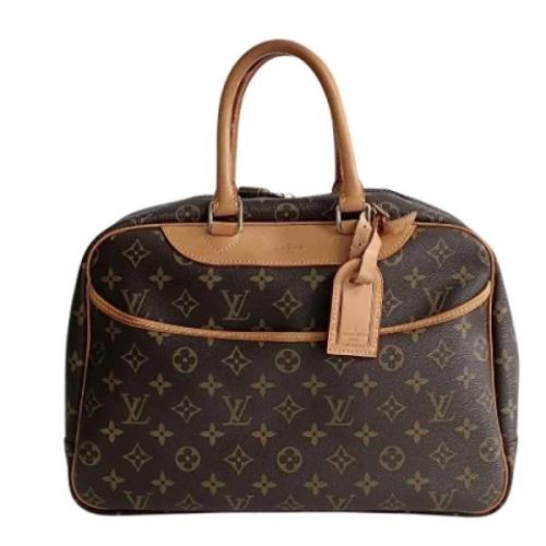 Louis Vuitton Vintage Pre-owned Canvas handvskor Brown, Dam