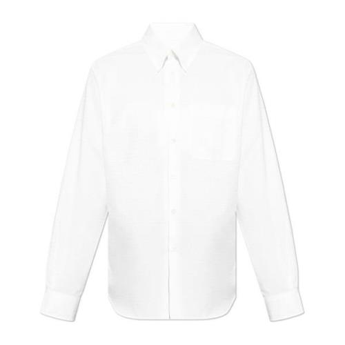 Kenzo Skjorta med en ficka White, Herr