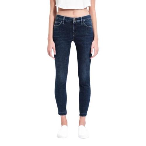 Cycle Skinny Ankle Jeans Laser Ozone Blue, Dam