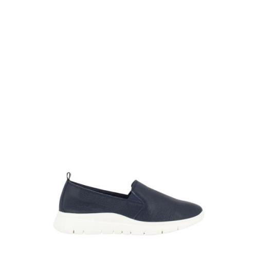 Frau Slip-on hjort XL-skor Blue, Dam