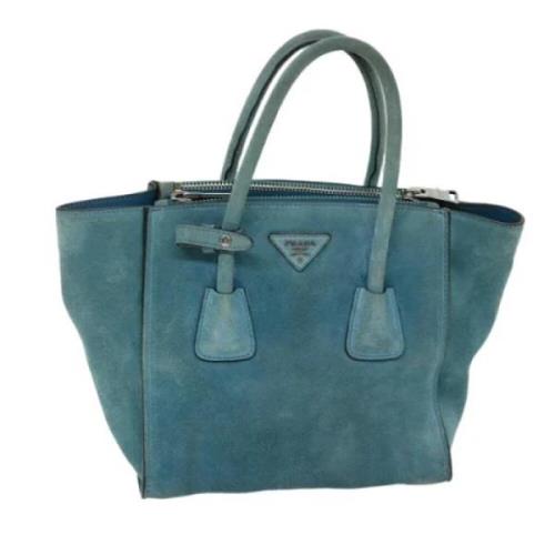 Prada Vintage Pre-owned Mocka prada-vskor Blue, Dam